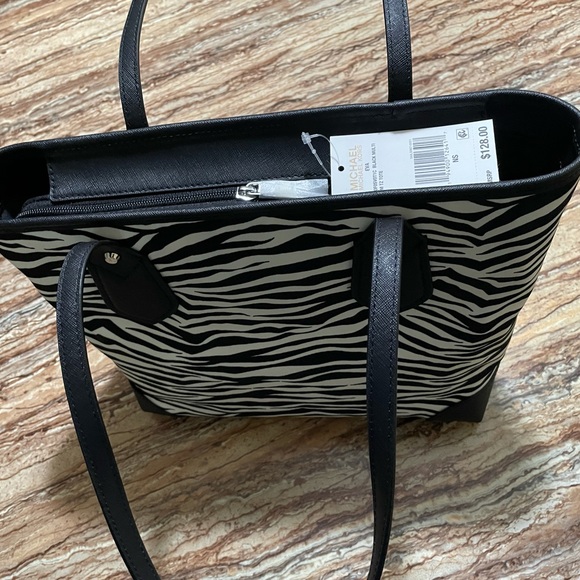 Zebra Print Tote | Michael Kors - Picture 5 of 12